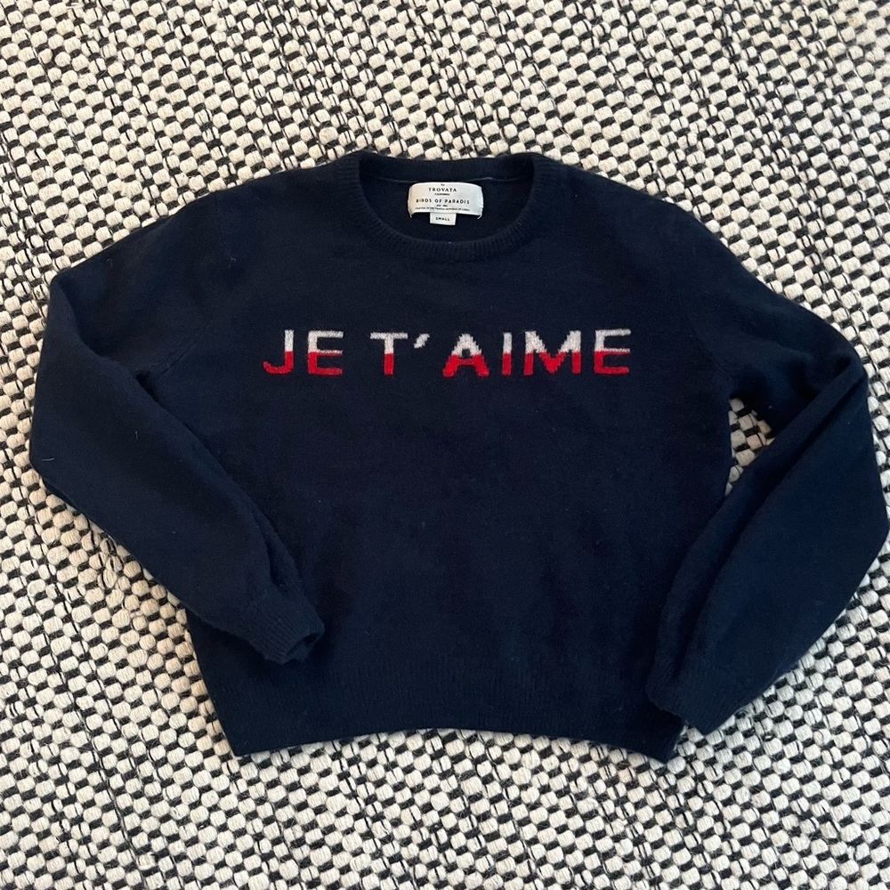 Ryann Sweater Trovata Birds of Paradis Cashmere